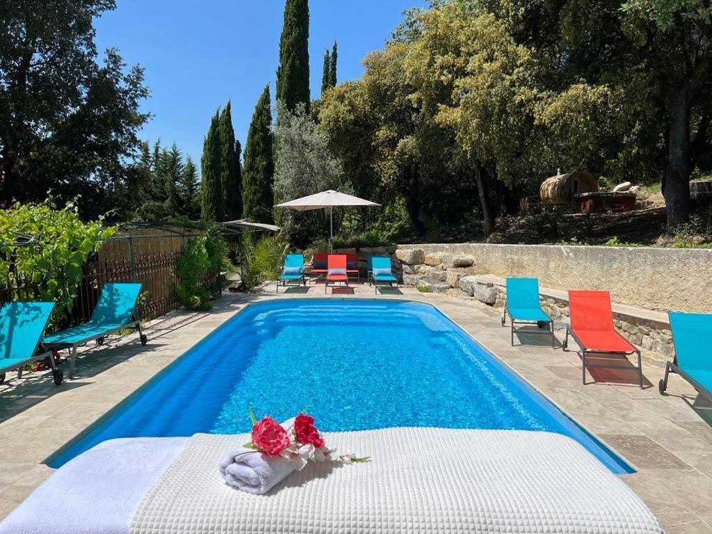 Les Horizons - Spa-Jacuzzi - Massage- Sauna - 4 Saisons - Piscine Chauffee Toute L'Annee - 800M Centre Ville Nyons Dış mekan fotoğraf